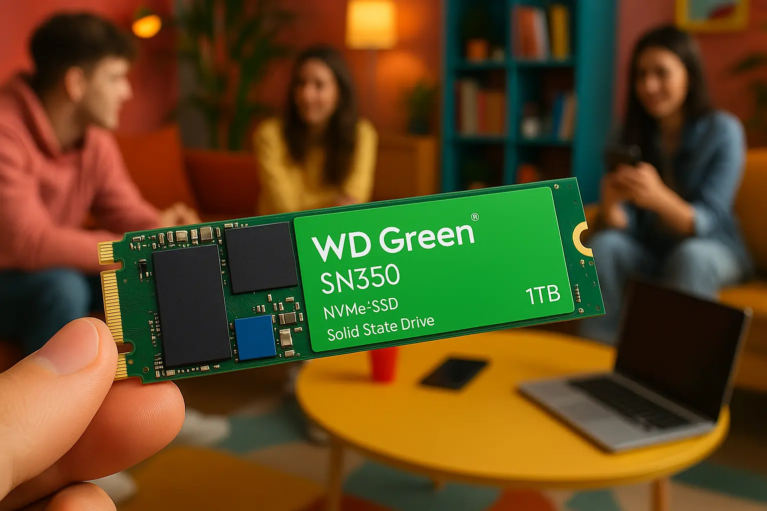 SSD M.2 2280 Western Digital Green SN350 1TB: Velocidade e Confiabilidade NVMe