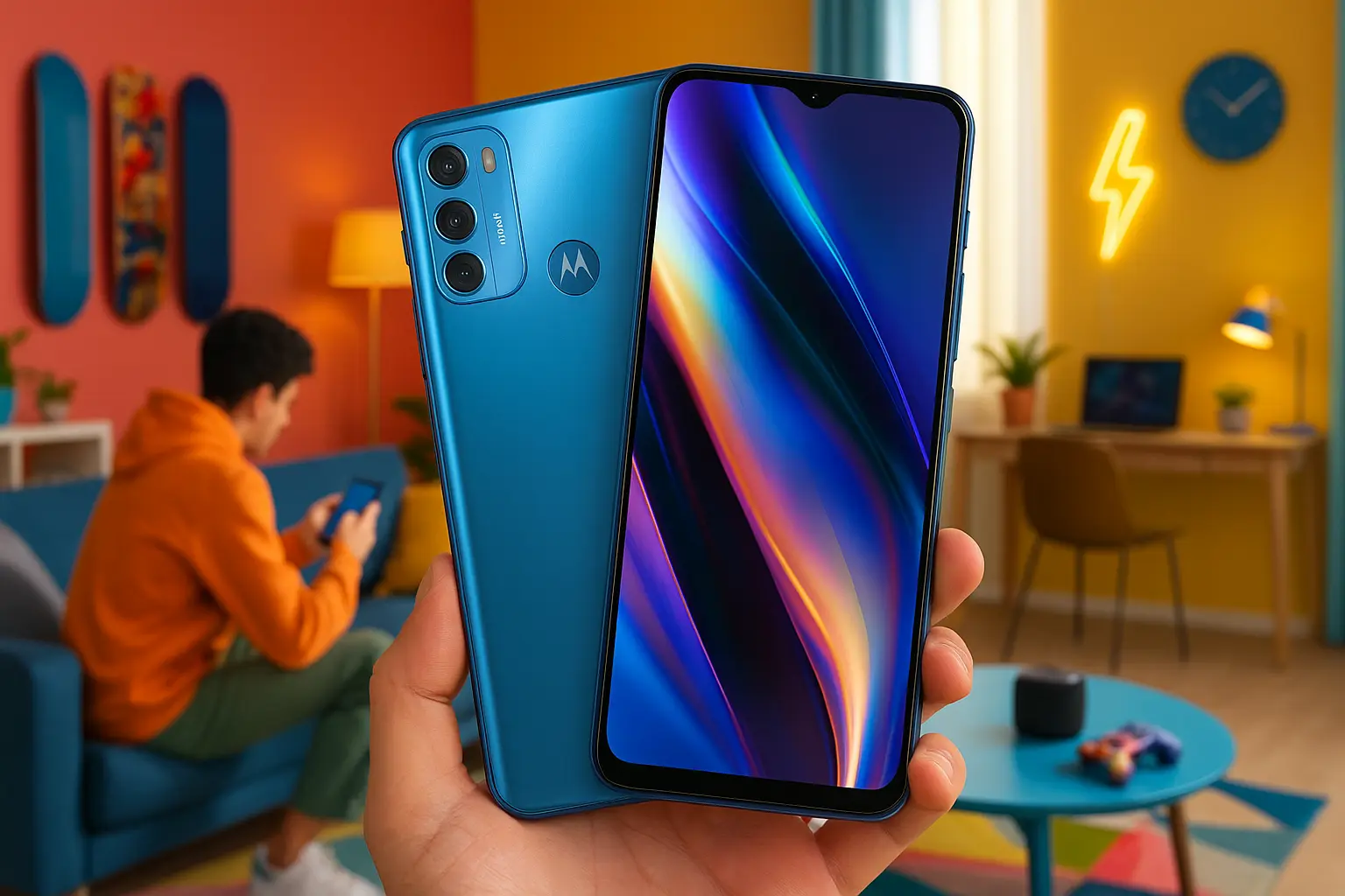 Moto G15 256GB: Potência, Câmera AI e Superbrilho