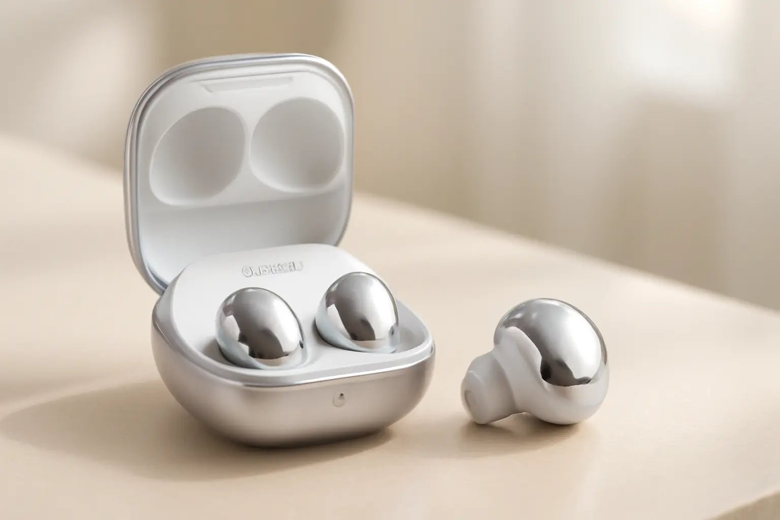 Samsung Galaxy Buds 3 Jelly Silver: Fones Intra-Auriculares Premium