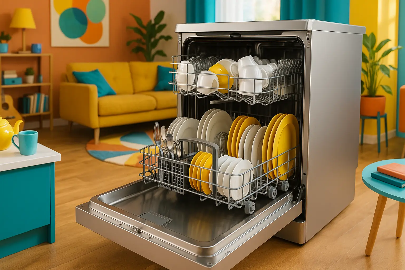 Lava-Louças Midea 14 Serviços: Funções Avançadas e Alta Capacidade