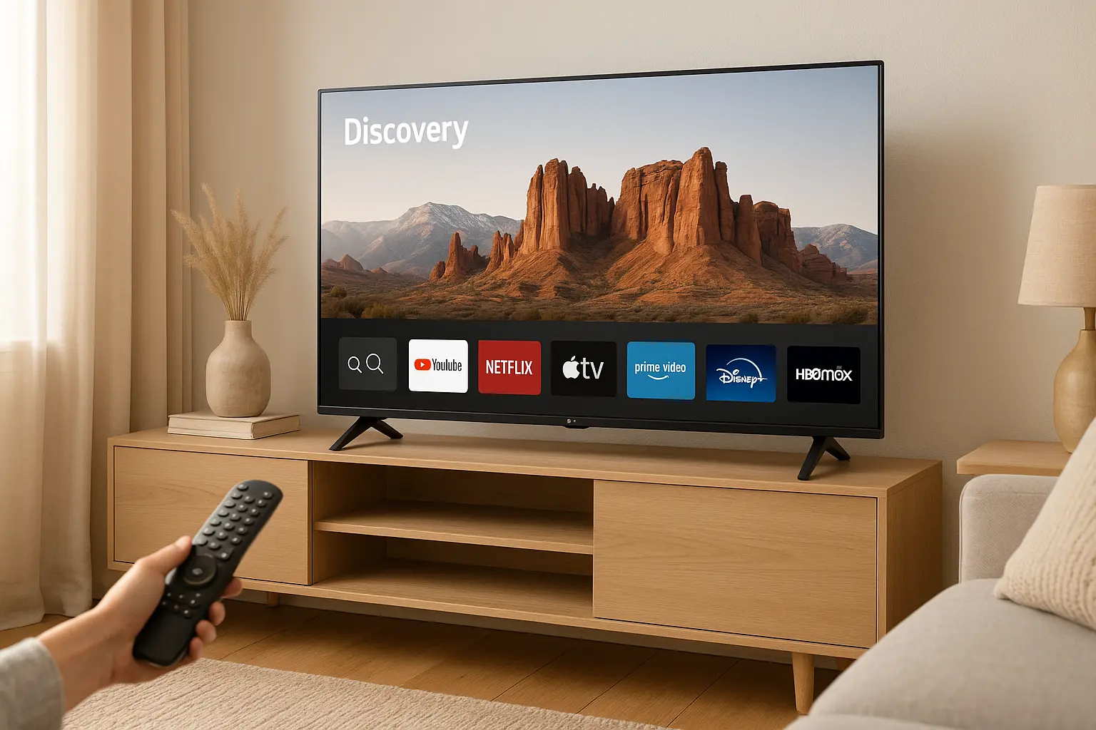 Smart TV LG 55" 4K ThinQ AI: Controle, Conectividade e Imagem Incrível