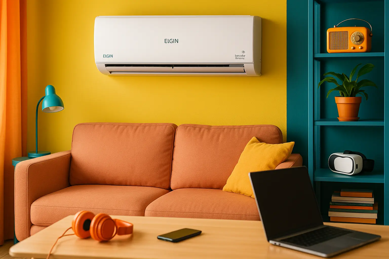 Ar-condicionado Elgin Eco 9000 BTUs Inverter com Wi-Fi: Conforto Inteligente