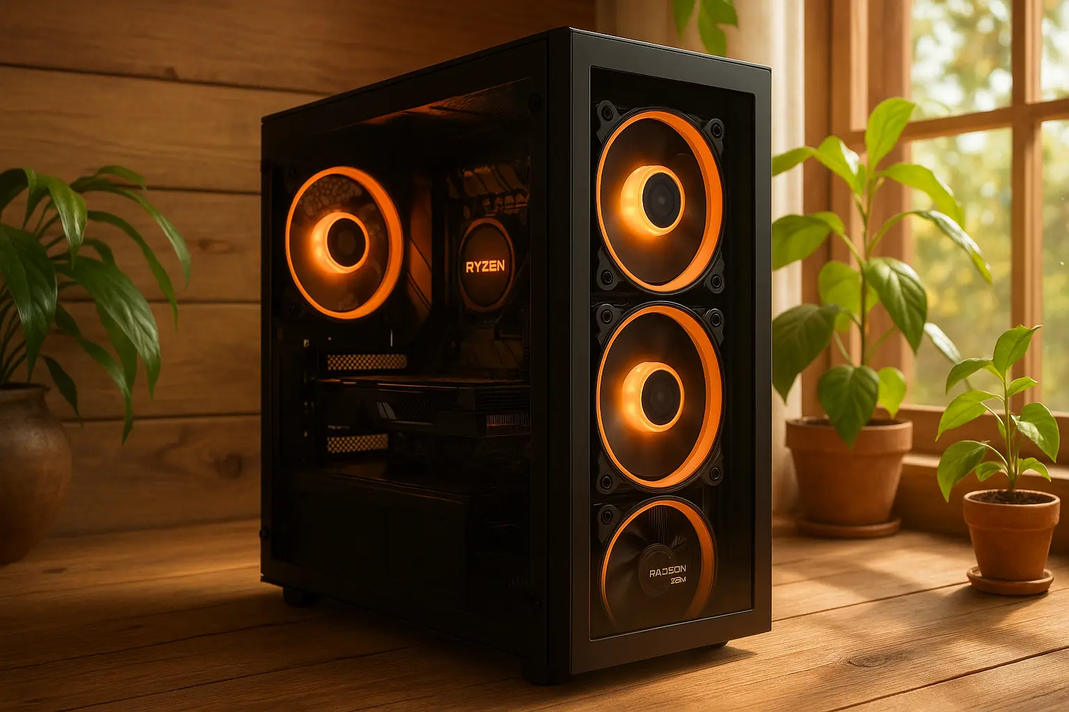 PC Gamer Ryzen 5 8500G com DDR5 e Radeon 740M