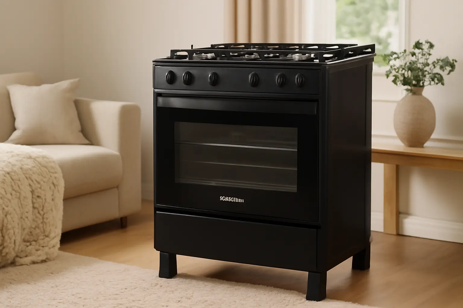 Fogão 5 Bocas Preto Dako Diplomata Glass Grill Style: Funcionalidade e Elegância
