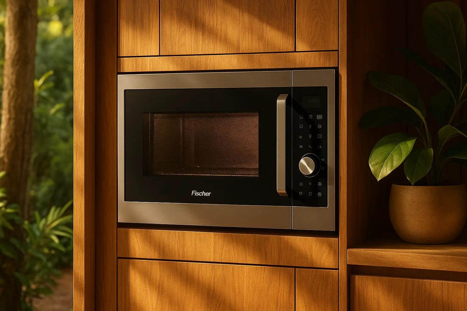 Fischer Forno Micro-ondas Embutir Infinity com Dourador