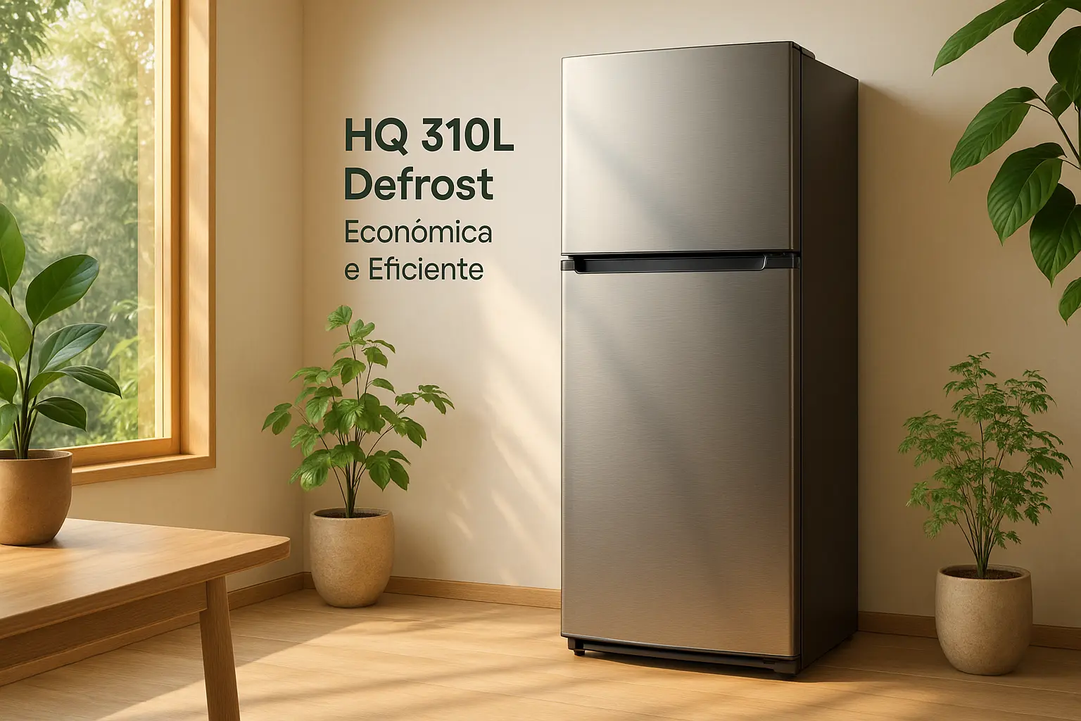 Geladeira HQ 310L Defrost: Econômica e Eficiente