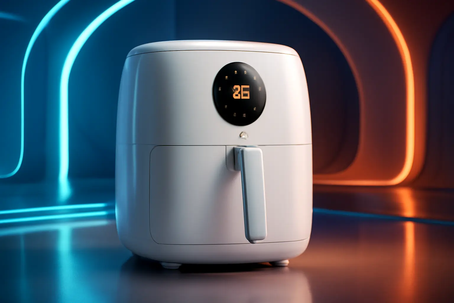 Fritadeira Sem Óleo Air Fryer 8L, Branco, 1400W, 127V/220V - Praticidade e Desempenho para Sua Cozinha