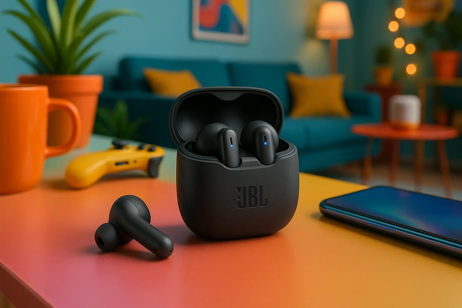 JBL Tune Buds 2: Cancelamento de Ruído e Som Espacial