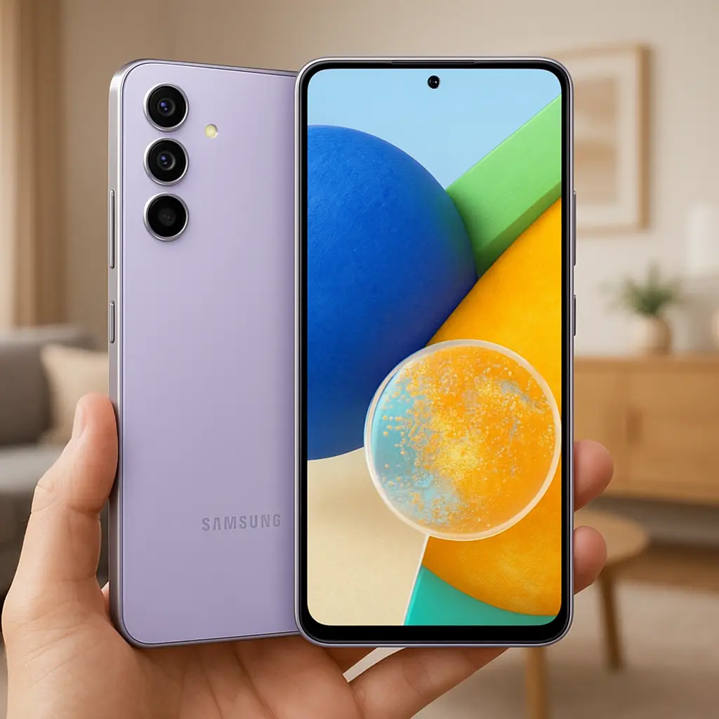 Galaxy A55 5G: Câmera de 50MP e Tela Super AMOLED