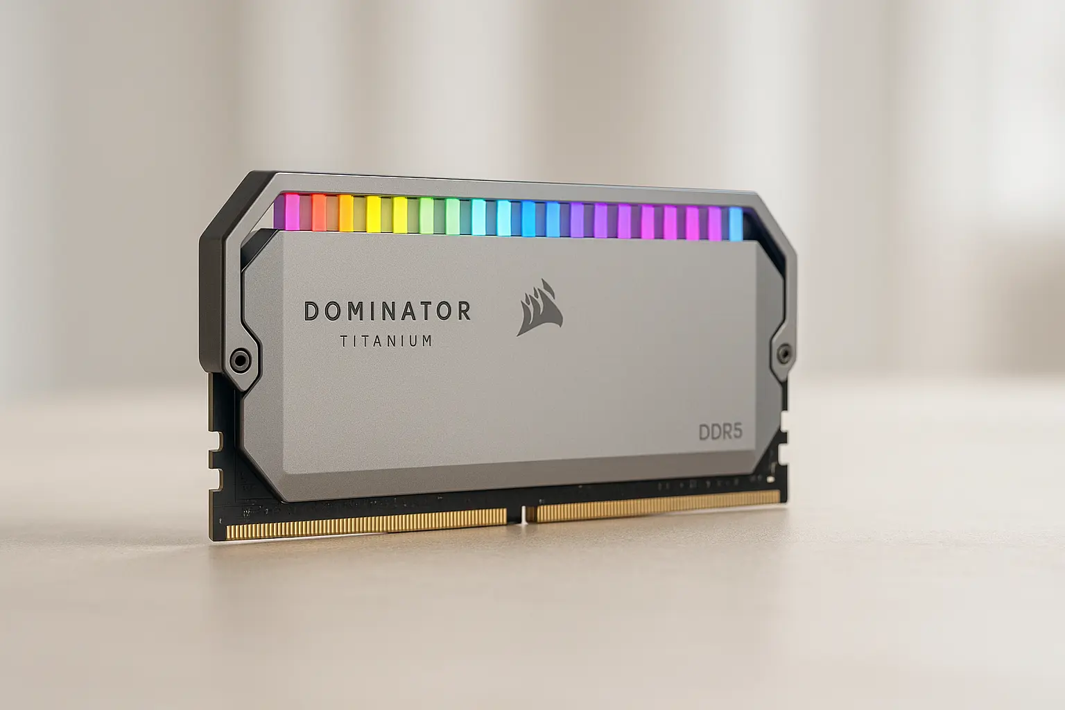 CORSAIR DOMINATOR TITANIUM RGB DDR5 7200MHz: Potência e Estilo Imbatíveis