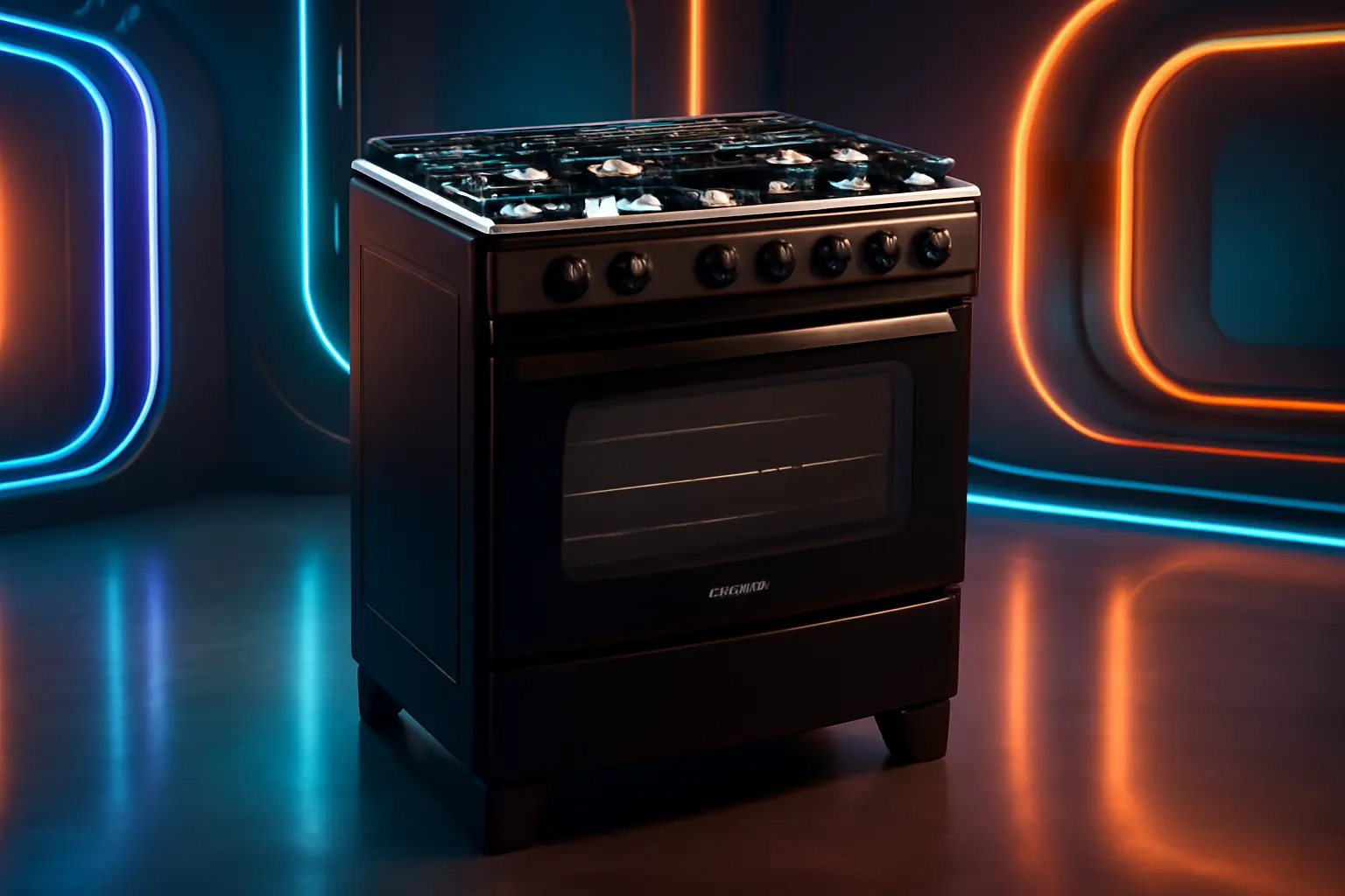 Fogão de Embutir Dako 5 Bocas Diplomata Preto - Bivolt: Design Moderno e Desempenho Superior