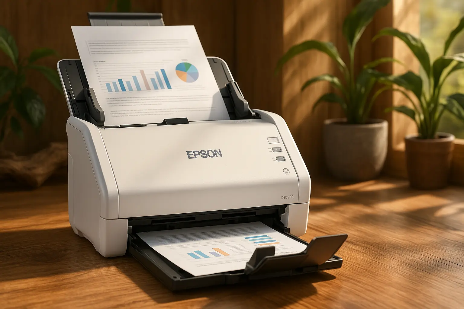 Scanner Epson DS-870: Agilidade Profissional com Alta Precisão