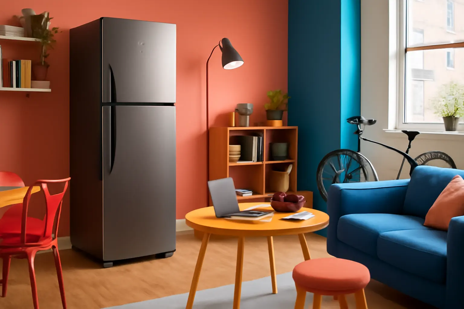Geladeira Consul Frost Free Duplex 397 Litros Evox com Freezer embaixo - CRE44BK 110V
