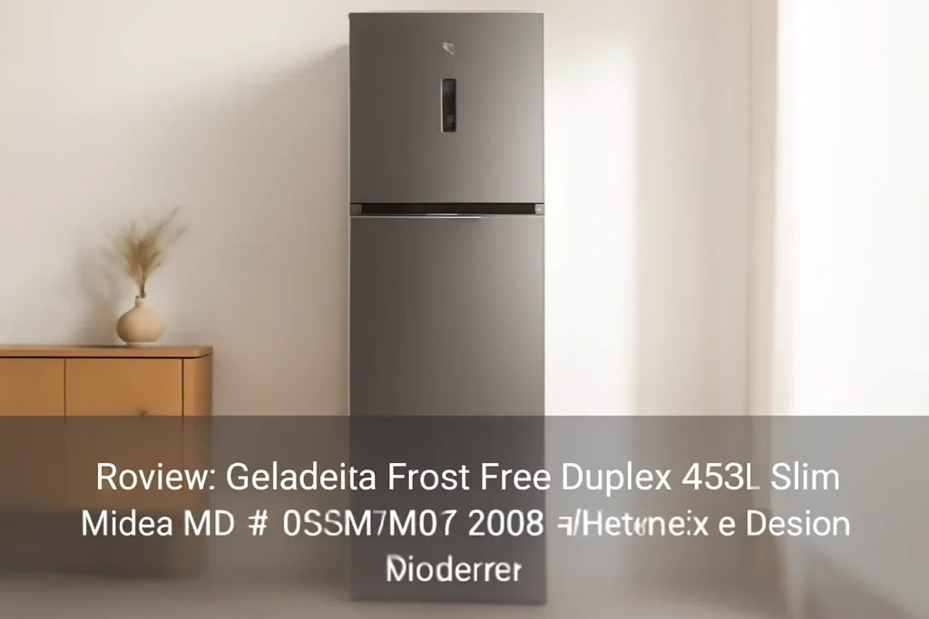 Geladeira Frost Free Duplex 463L Slim Midea MD-RT645MTA012-220v: Eficiência e Design Moderno