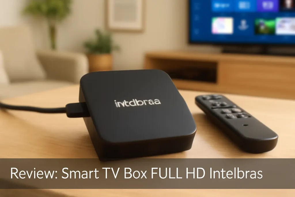 Smart TV Box FULL HD Intelbras: Transforme Seu Televisor em uma Smart TV