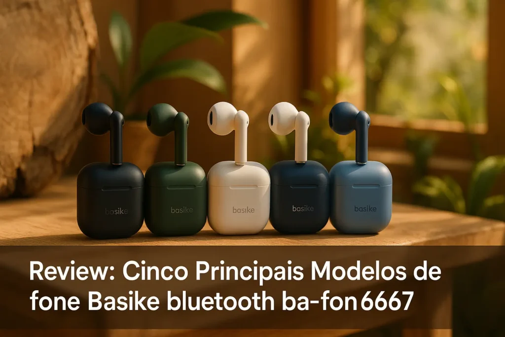 Cinco Principais Modelos de fone Basike bluetooth ba-fon6667