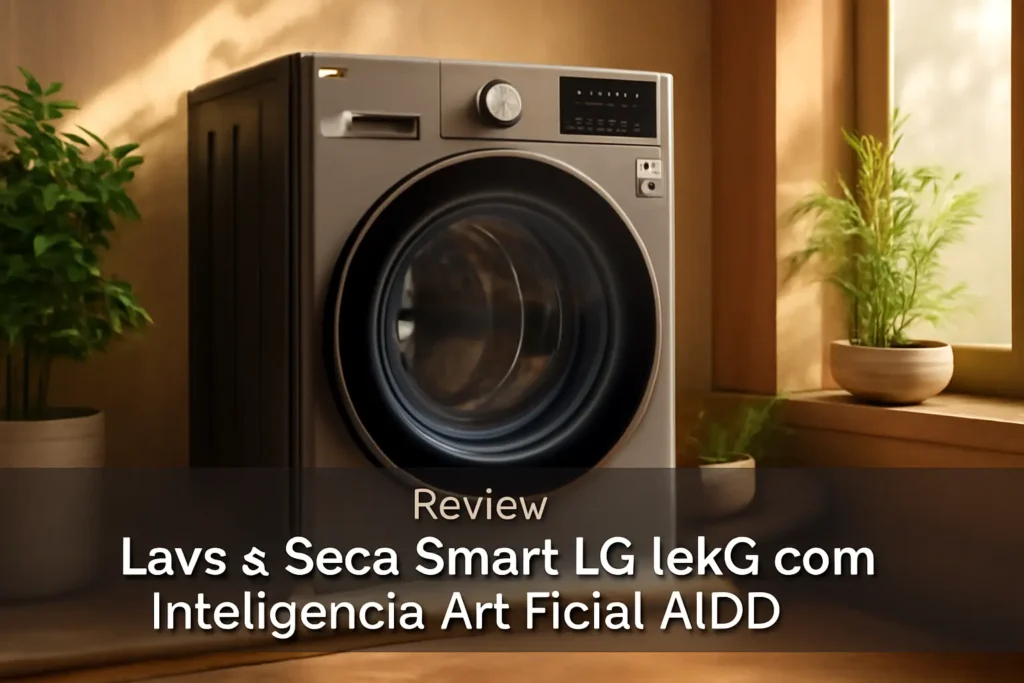 Lava e Seca Smart LG 14KG com Inteligência Artificial AIDD: Alta Tecnologia e Eficiência para Sua Casa