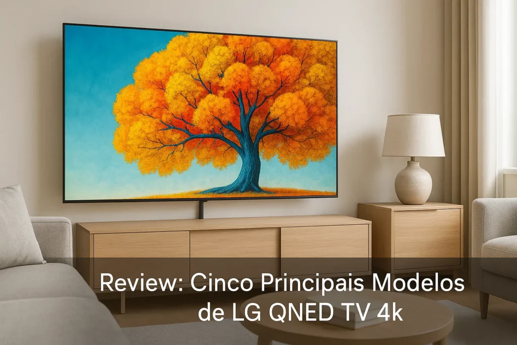 Cinco Principais Modelos de LG QNED TV 4k