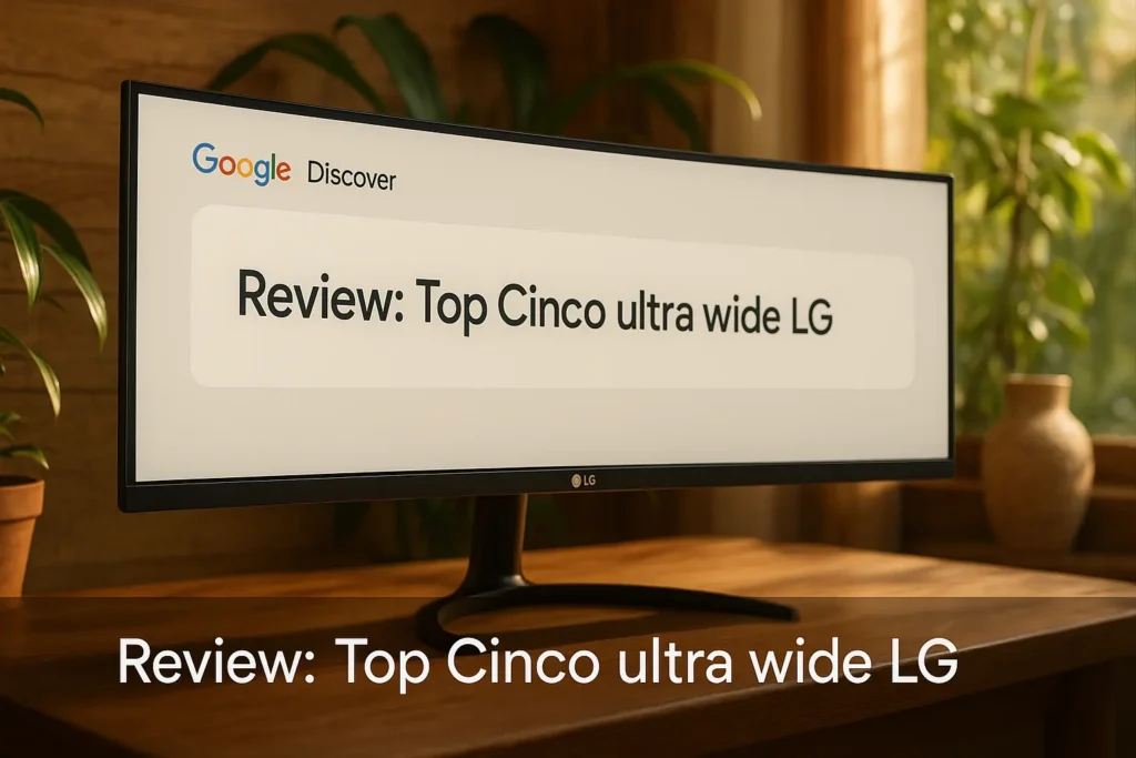 Top Cinco ultra wide LG