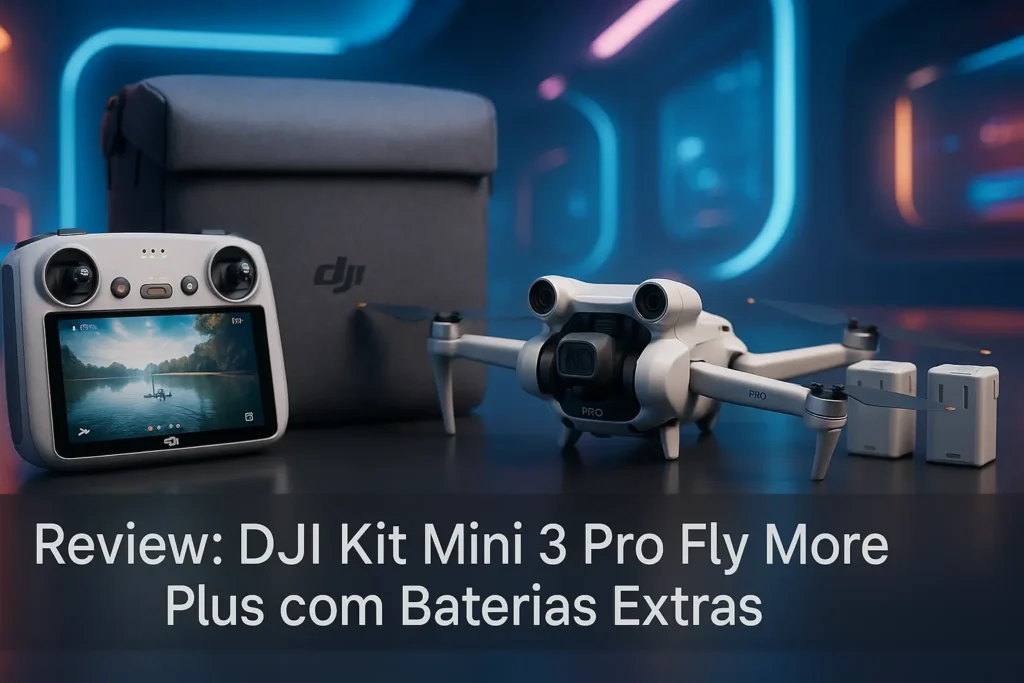 DJI Kit Mini 3 Pro Fly More Plus com Baterias Extras