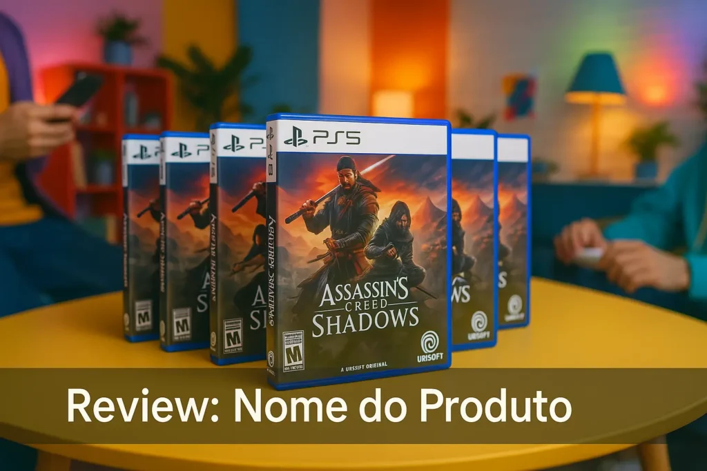 Cinco Principais Modelos de Assassin’s Creed Shadows PS5 midia fisica