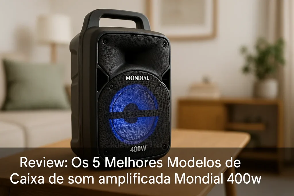 Os 5 Melhores Modelos de Caixa de som amplificada Mondial 400w
