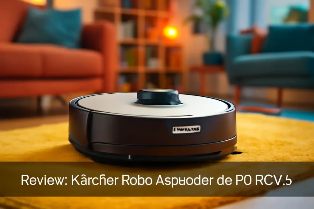 Kärcher Robô Aspirador de Pó RCV 5: Mapeamento Inteligente e Aspiração Eficiente
