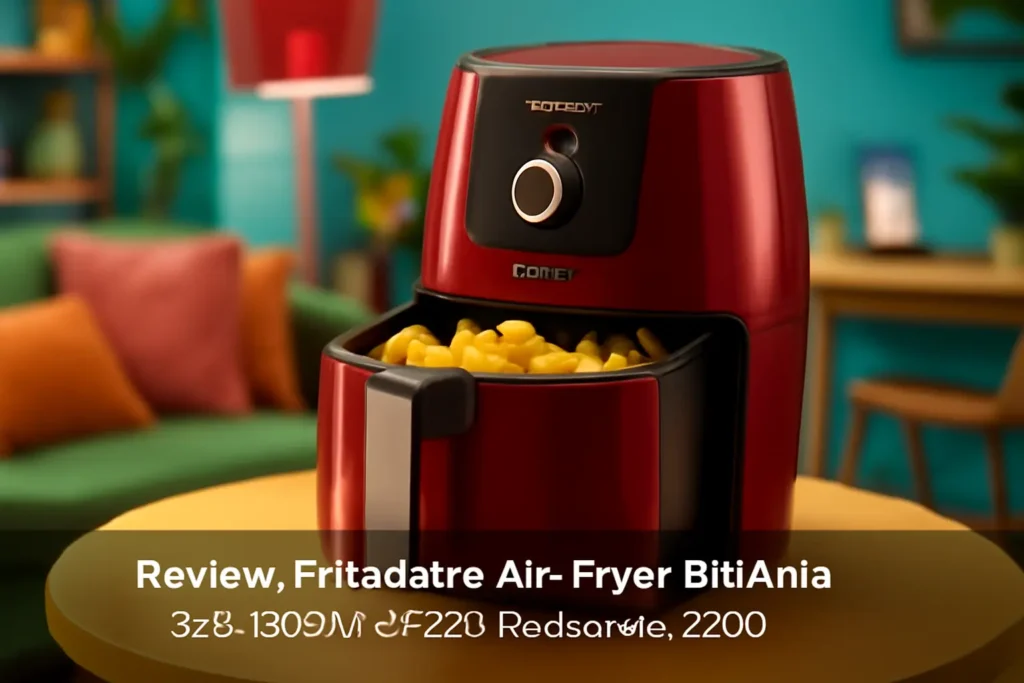 Fritadeira Air Fryer Britânia 5,5L 1500W BFR50 Redstone 220V: Desempenho e Praticidade na Cozinha