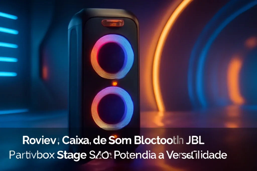 Caixa de Som Bluetooth JBL Partybox Stage 320: Potência e Versatilidade