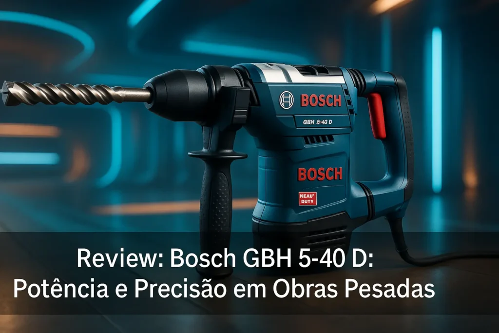 Bosch GBH 5-40D: Potência e Precisão em Obras Pesadas