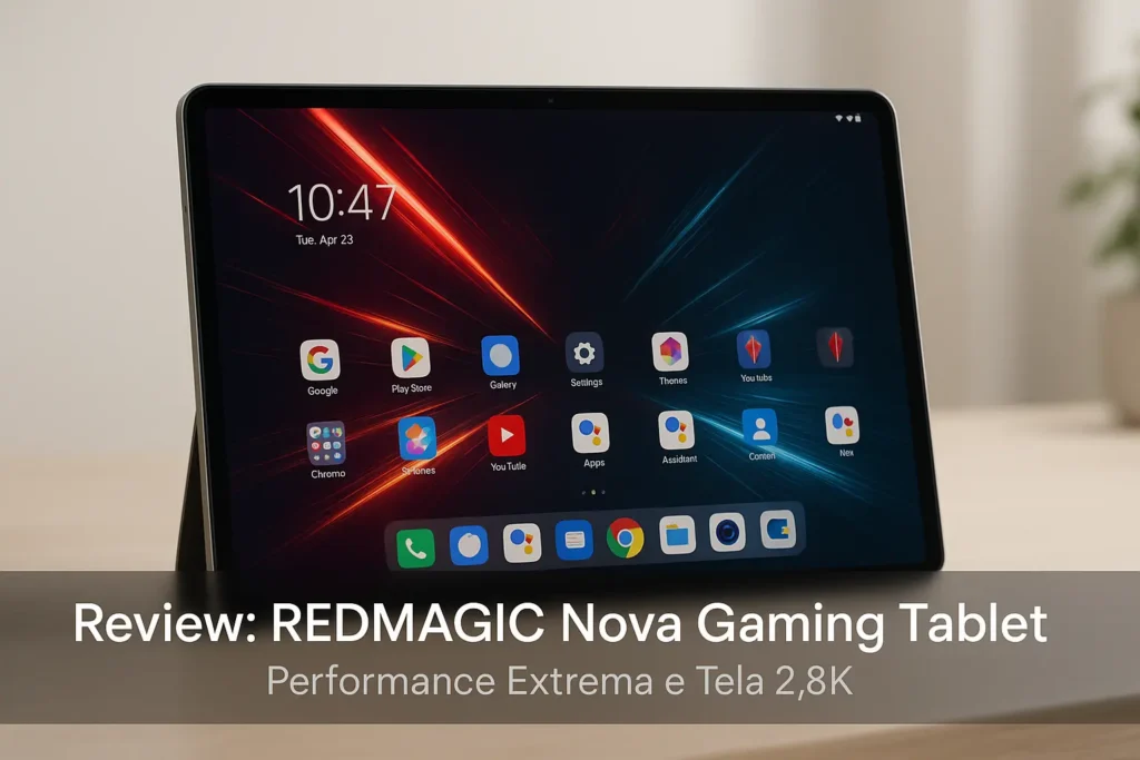 REDMAGIC Nova Gaming Tablet: Performance Extrema e Tela 2.8K
