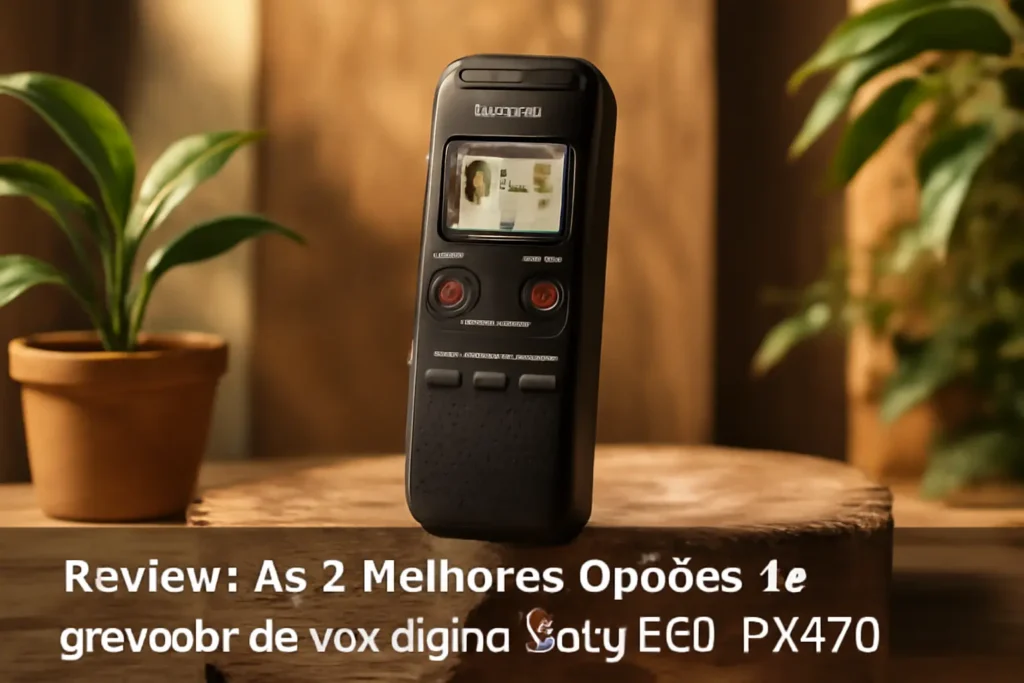 As 5 Melhores Opções de gravador de voz digital Sony icd px470