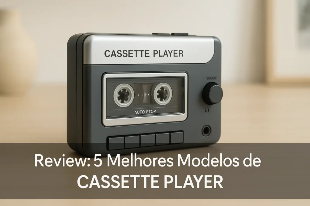 5 Melhores Modelos de CASSETE PLAYER