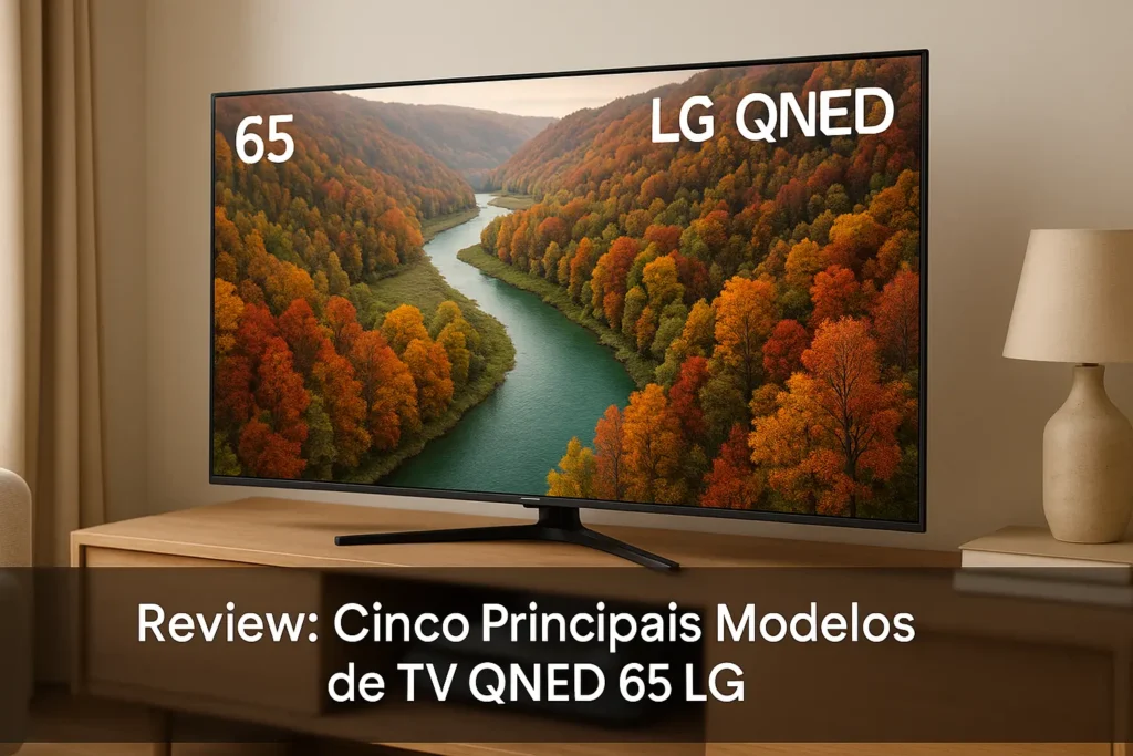 Cinco Principais Modelos de TV QNED 65 LG