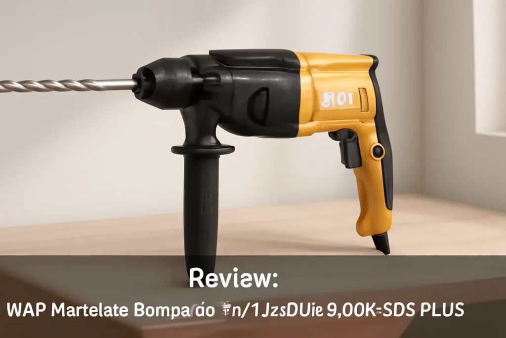 WAP Martelete Rompedor Perfurador 1/2" EMPR 900K SDS PLUS: Potência e Agilidade para Suas Obras