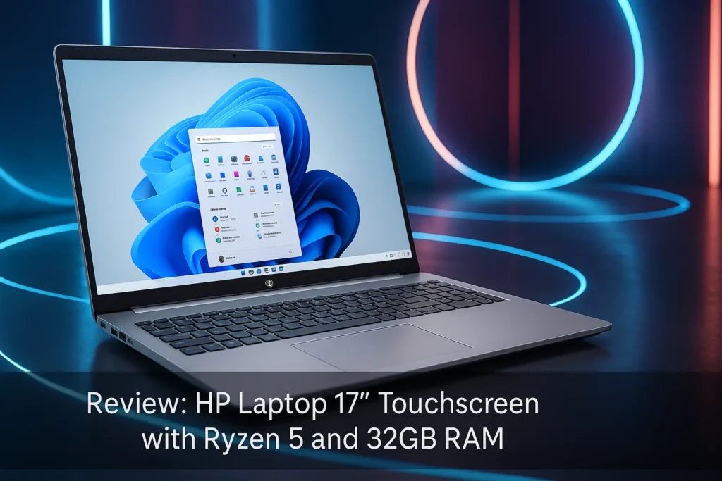 HP Laptops 17” Touchscreen com Ryzen 5 e 32GB RAM