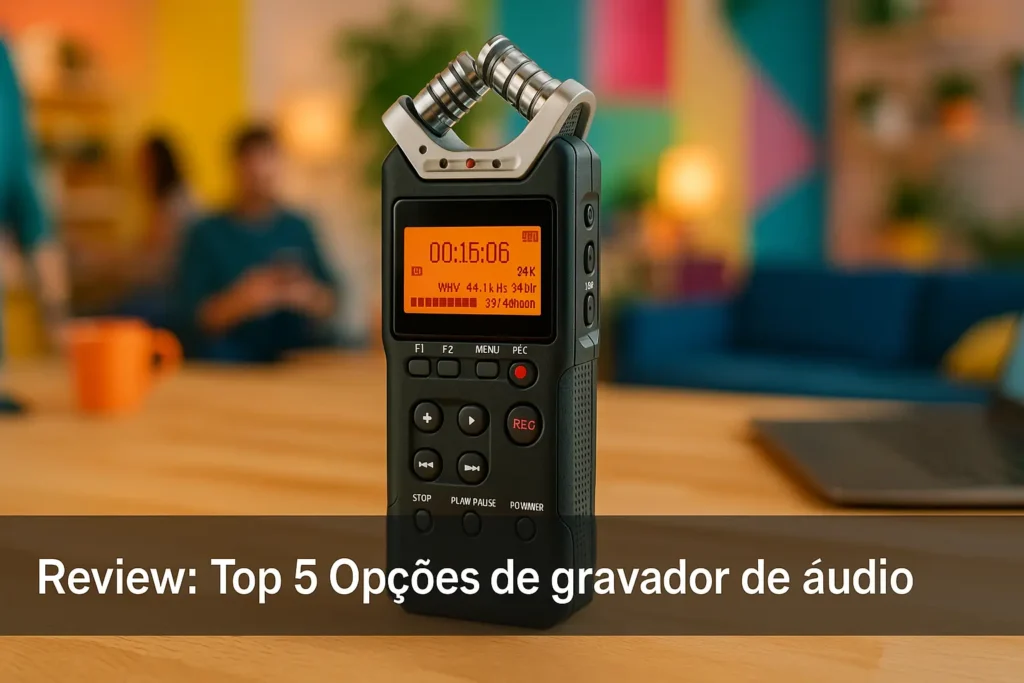 Top 5 Opções de gravador de áudio