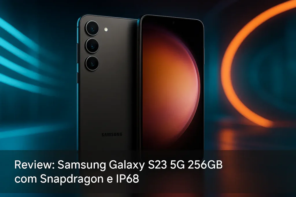 Samsung Galaxy S23 5G 256GB com Snapdragon e IP68