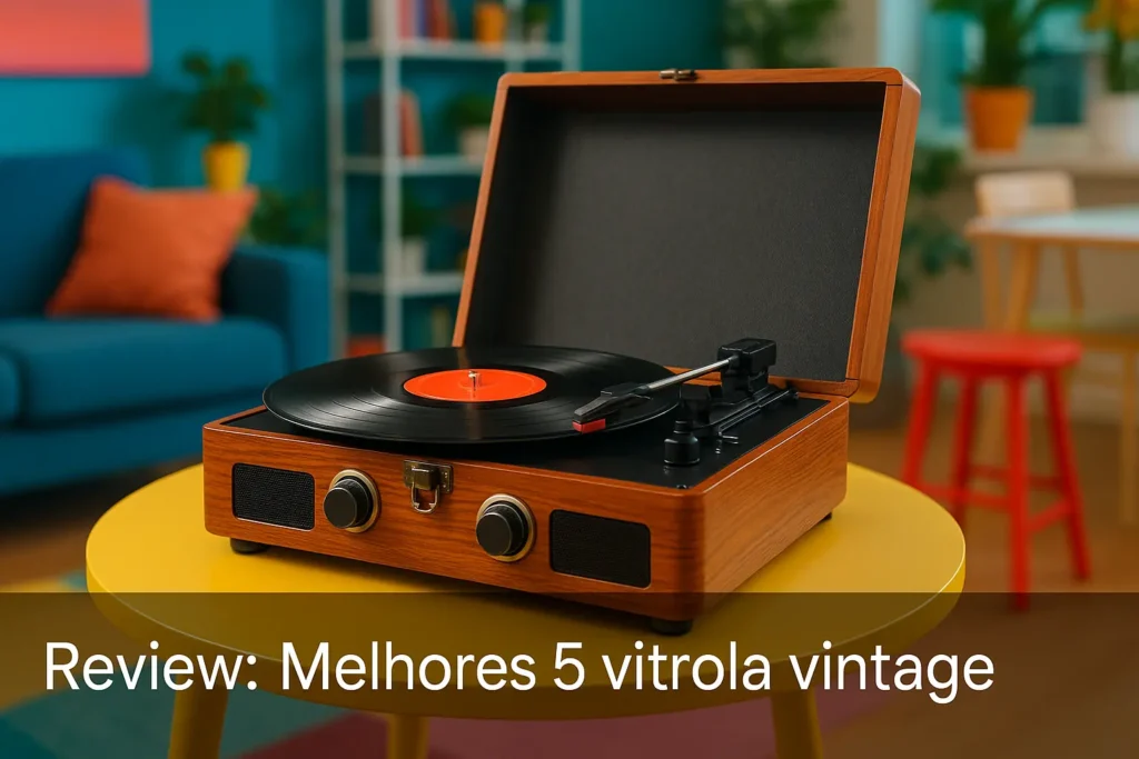 Melhores 5 vitrola vintage