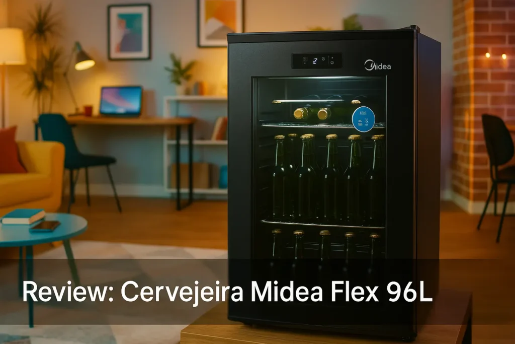 Cervejeira Midea Flex 96L: Compacta, Silenciosa e Versátil