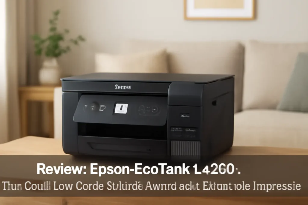 Epson Ecotank L4260: Multifuncional com Conectividade Avançada e Baixo Custo de Impressão