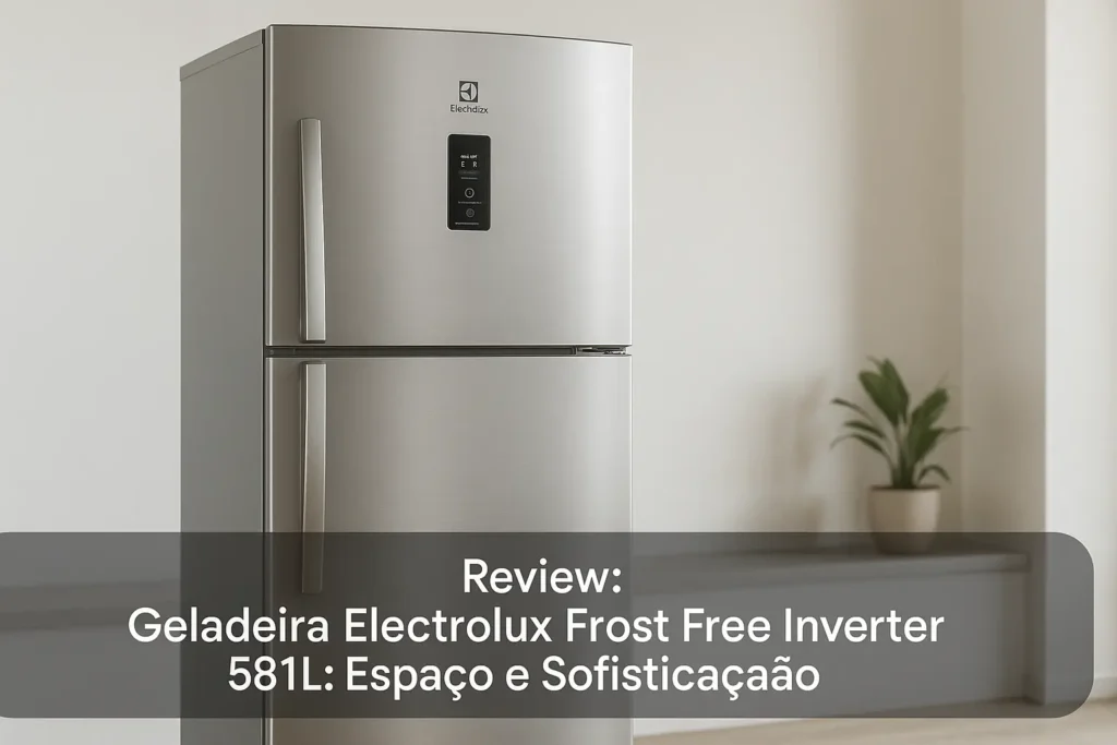 Geladeira Electrolux Frost Free Inverter 581L: Espaço e Sofisticação