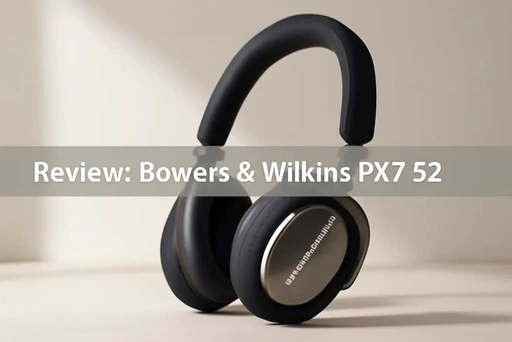 Bowers & Wilkins Fones de ouvido Over-Ear Px7 S2 - Cancelamento de ruído avançado, tecidos técnicos e bateria de 30 horas