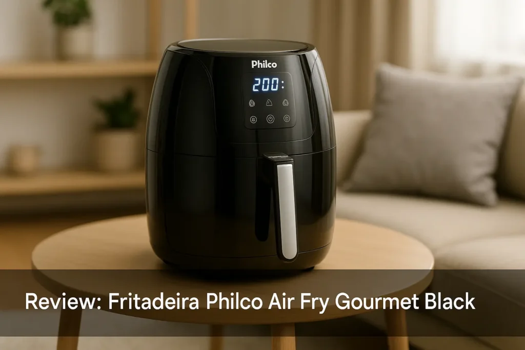 Fritadeira Philco Air Fry Gourmet Black: Tecnologia e Versatilidade na Cozinha