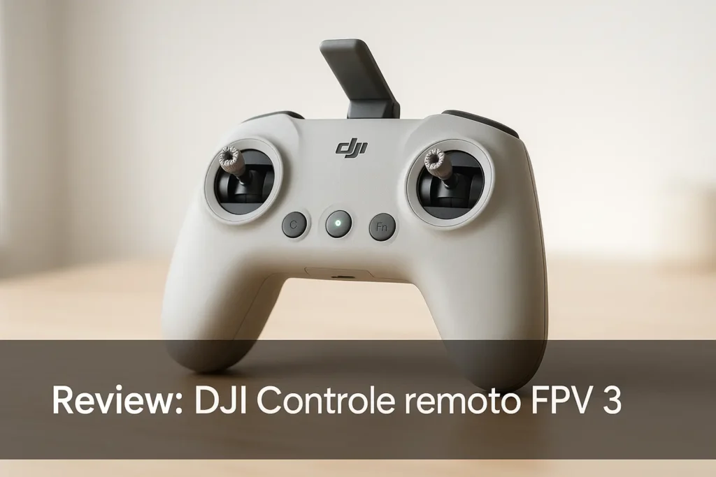 DJI Controle remoto FPV 3: leveza, precisão e controle manual