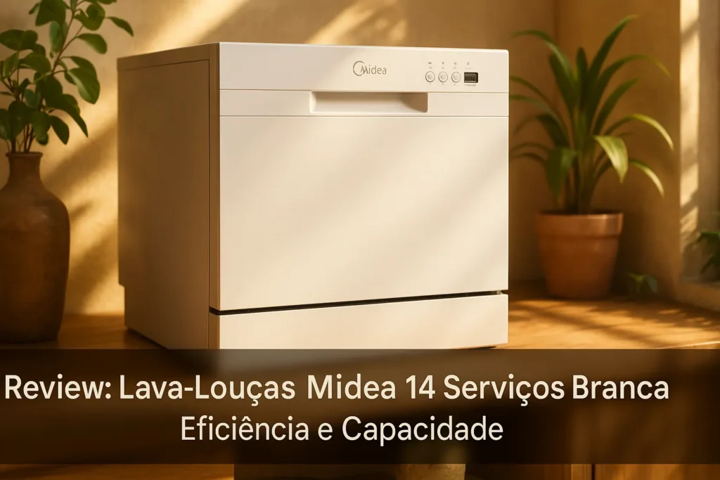 Lava-Louças Midea 14 Serviços Branca: Eficiência e Capacidade