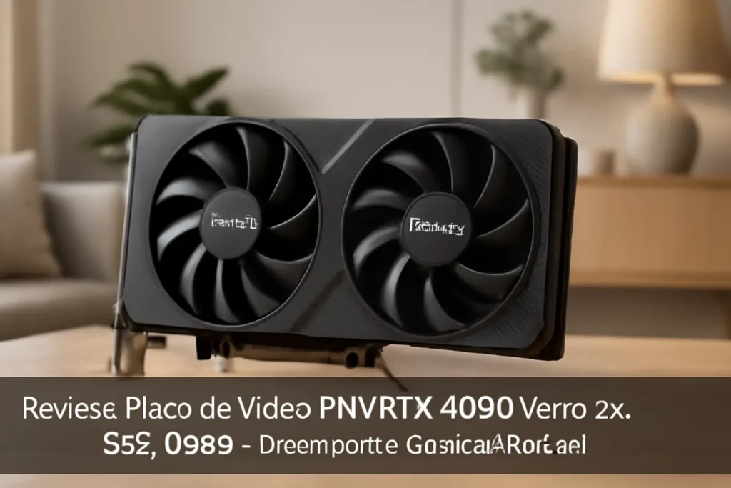 Placa de Vídeo PNY RTX 4060 Verto 2x, 8GB, DDR6 - Desempenho Gráfico Imbatível