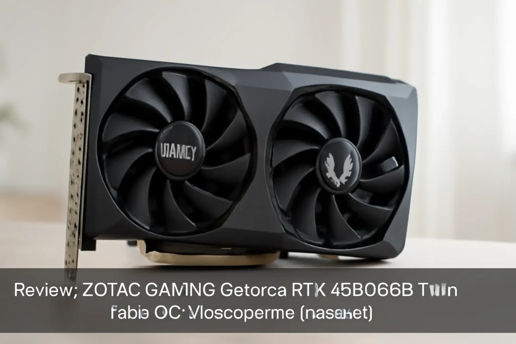 ZOTAC GAMING GeForce RTX 4060 8GB Twin Edge OC: Desempenho Imbatível