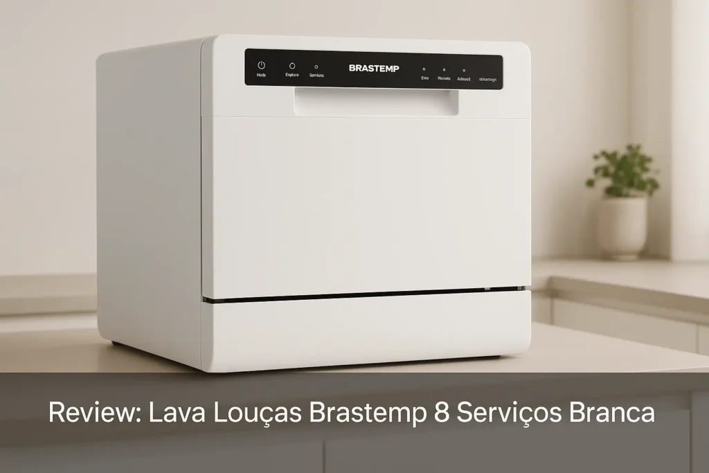 Lava Louças Brastemp 8 Serviços Branca impressiona na praticidade
