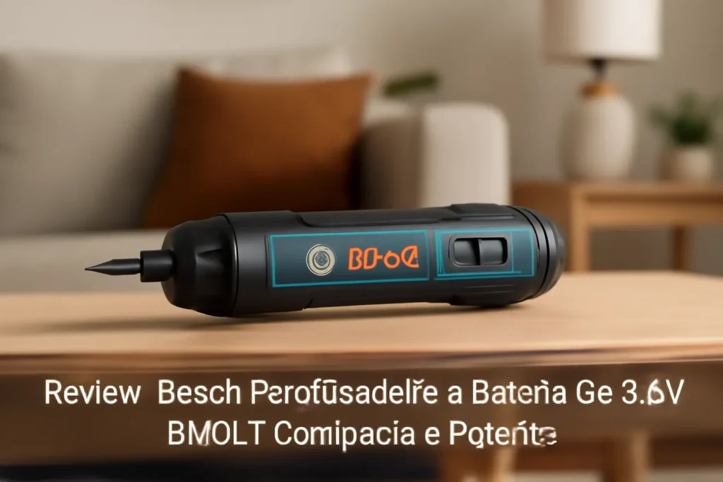 Bosch Parafusadeira a Bateria Go 3,6V BIVOLT com 2 bits: Compacta e Potente